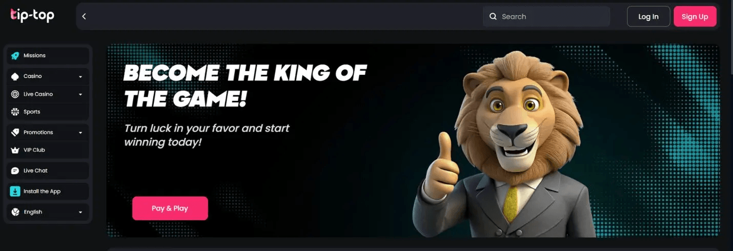 Tiptop Nederland – Officiële Online Casino 2026 image 1