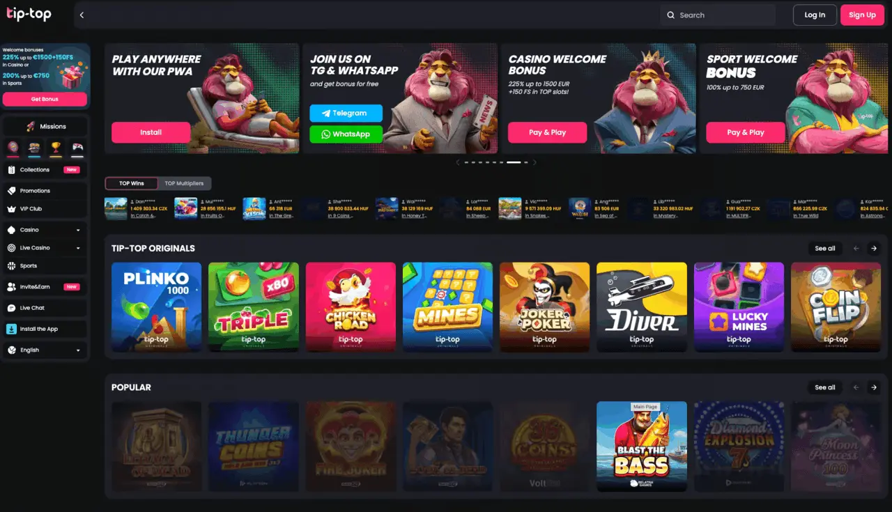 Tip Top Casino Nederland Online image 2
